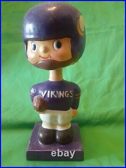 Minnesota Vikings vintage original 1960s square bobbleheader nodder 20857