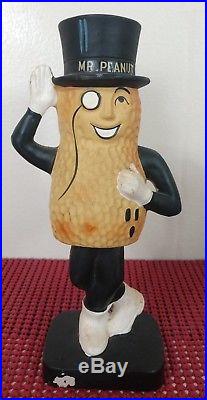 Mr. Peanut Vintage 60s 70s Era Bobble Body Bobblehead Nodder Logo Stamped Japan