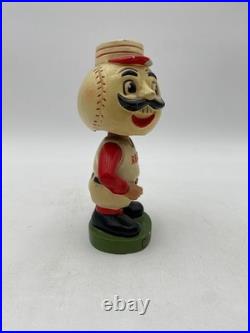 Mr. Redlegs Cincinnati Reds baseball mascot bobblehead Vintage 1962