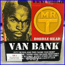 Mr T A Team Wacky Wobbler Bobble Head Van Bank (new, boxed) Retro vintage