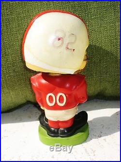 NEBRASKA Vtg 1960 7 FOOTBALL Player Nodder Bobblehead JAPAN RARE Novelty Toy