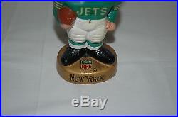 NEW YORK NY JETS NFL VINTAGE 60s BOBBLE HEAD NODDER JAPAN NICE FREE SHIPPING