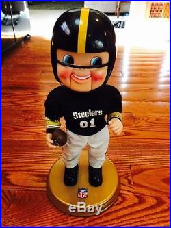 NFL Official Pittsburgh Steelers Bobble Head VNTG 2000 Football Fans Collectible