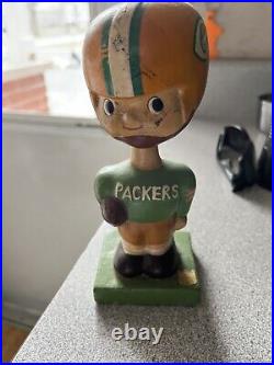 NFL official Green Bay Packer Vintage Football Player Bobble Head