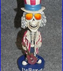 NIB 2002 Vintage Grateful Dead Uncle Sam Bobblehead Skeleton Numbered Patriotic