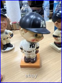 NY Yankees MLB 1960 Vintage Bobblehead Extremely Scarce Color Base Nodder Head D NY Yankees MLB 1960 Vintage Bobblehead Extremely Scarce Color Base Nodder Head D