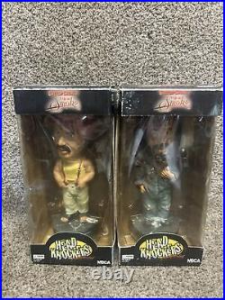 Neca Cheech and Chong Bobble heads Vintage Mint In Box Dope Smokin' Celebs