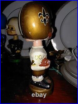 New Orleans Saints 1960's NFL Vintage Bobble Head FootballNodder