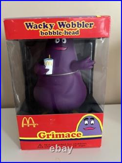 New RARE Vintage Funko WACKY WOBBLER Bobble Set GRIMACE McCHEESE HAMBURGLAR McD New RARE Vintage Funko WACKY WOBBLER Bobble Set GRIMACE McCHEESE HAMBURGLAR McD