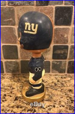 New York Giants NFL 1960s Bobblehead Vintage Rare. 7 Tall. Made In Japan