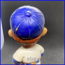 New York Mets Vintage 1960's Round Brown Base Nodder/ Bobblehead Hong Kong