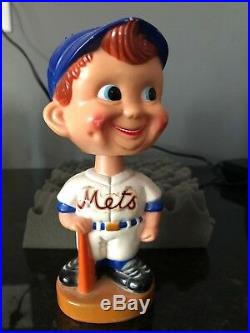 New York Mets Vintage Bobblehead Nodder Rare Plastic 12/13