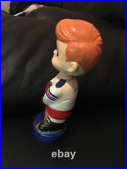 New York Rangers 9 Inch Vintage Bobble Head/Bobbing Head/Nodder Bank CLEAN