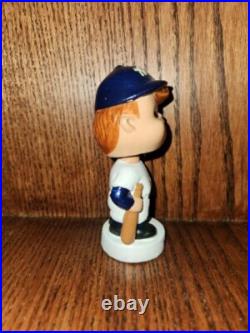 New York Yankee Mini Moon Face Baseball Nodder Bobblehead ORIGINAL Mint Vintage