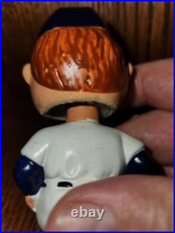 New York Yankee Mini Moon Face Baseball Nodder Bobblehead ORIGINAL Mint Vintage