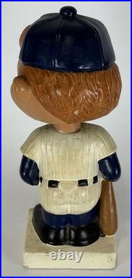 New York Yankees Vintage 1960s Bobblehead Nodder Square White Base Mascot