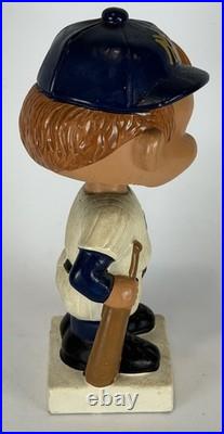 New York Yankees Vintage 1960s Bobblehead Nodder Square White Base Mascot New York Yankees Vintage 1960s Bobblehead Nodder Square White Base Mascot