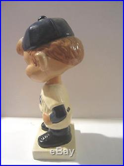 New York Yankees Vintage Rare Bobblehead Nodder 1961-1963 White Square Base Set