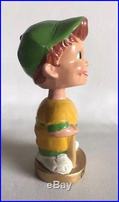 OAKLAND As Nodder 1960s Bobble Bobbin Head GOLD BASE Japan CA MLB RARE Vintage