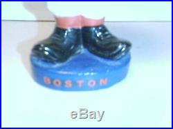 ONE Vintage 1960's AFL Boston Patriots Bobblehead Nodder Toes up Red TriCon Hat