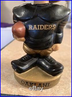 Oakland Raiders Vintage Nodder 1960s Bobble Head American Football League