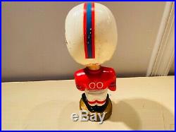 Old Vtg 1967 NFL BOSTON PATRIOTS Player Bobblehead Nodder Made In Japan