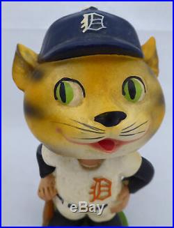 Original 1962 Detroit Tigers Nodder Bobblehead Vintage Green Base Japan 164643