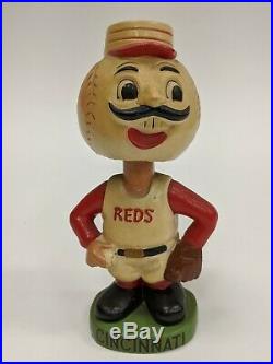 Original VTG 1962 Cincinnati Reds MLB Baseball Bobble Head Nodder Japan