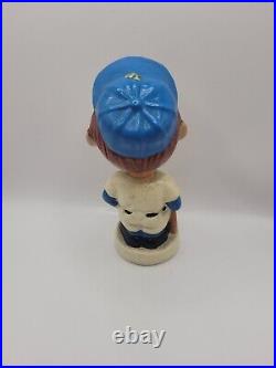 Original Vintage 1960's Los Angeles Dodgers Mini Bobblehead Nodder short bat