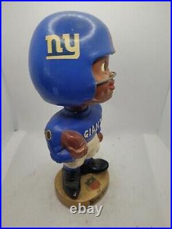 Original Vintage 1960's NFL New York Giants black face bobblehead Nodder