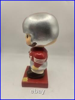 Original Vintage 1960s 49ers Bobblehead Nodder Red Square Base NFL Gem Mint Box