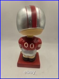 Original Vintage 1960s 49ers Bobblehead Nodder Red Square Base NFL Gem Mint Box