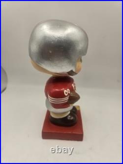 Original Vintage 1960s 49ers Bobblehead Nodder Red Square Base NFL Gem Mint Box