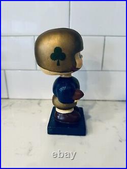 Original Vintage 1960s Notre Dame Fighting Irish Nodder Bobblehead Square Base