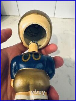 Original Vintage 1960s Notre Dame Fighting Irish Nodder Bobblehead Square Base