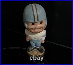 Original Vintage 1965 Series Dallas Cowboys Gold Base Bobblehead Nodder Japan