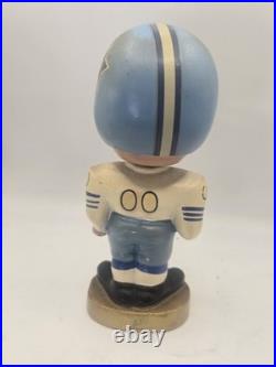 Original Vintage 1965 Series Dallas Cowboys Gold Base Bobblehead Nodder Japan