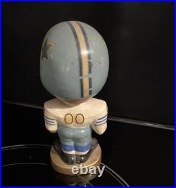 Original Vintage 1965 Series Dallas Cowboys Gold Base Bobblehead Nodder Japan
