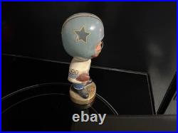 Original Vintage 1965 Series Dallas Cowboys Gold Base Bobblehead Nodder Japan