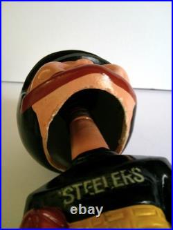 Original Vintage 1967 Pittsburgh Steelers Gold Base Bobblehead Nodder Japan