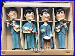 Original Vintage Beatles Bobble Heads 1964 In Original Box Car Mascots Inc