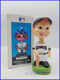 Original Vintage San Francisco Giants Bobblehead With Box Nodder Mascot