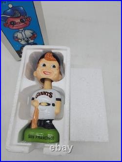 Original Vintage San Francisco Giants Bobblehead With Box Nodder Mascot