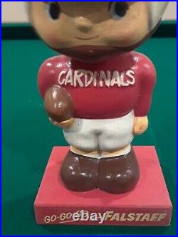 Original Vintage St. Louis Cardinals Football Bobblehead Go Go Go For Falstaff