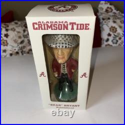 PAUL BEAR BRYANT Alabama Crimson Tide Bobblehead RARE VINTAGE In Box