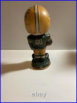 Paul Hornung Autographed Green Bay Packers Vintage Player Retro Bobblehead Rare