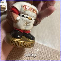 Philadelphia Phillies 1967 vintage bobblehead gold base original Japan