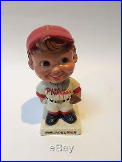Philadelphia Phillies Vintage 1960's Nodder (White Base) Bobble Head RARE