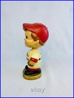 Phillies MLB Extremely Scarce Swirl Cap Nodder 1963 Vintage Bobblehead Gold Base Phillies MLB Extremely Scarce Swirl Cap Nodder 1963 Vintage Bobblehead Gold Base