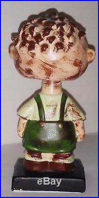 Pig Pen NODDER BOBBLE HEAD vintage FIGURE PEANUTS GANG COMIC 1960's nice doll